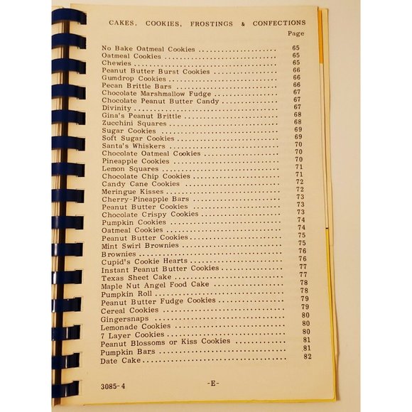 vtg 1984 Gihon Elementary School cookbook Parkersburg WV cook book West Virginia - Picture 6 of 12